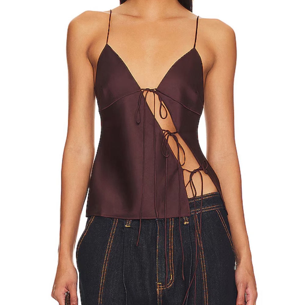 LIONESS Satin Cami Top